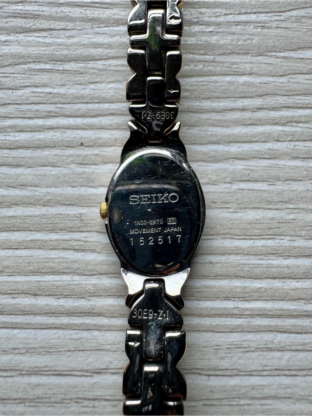 Seiko Two-Tone Gold and Silver Oval Women's Watch - Picture 5 of 5